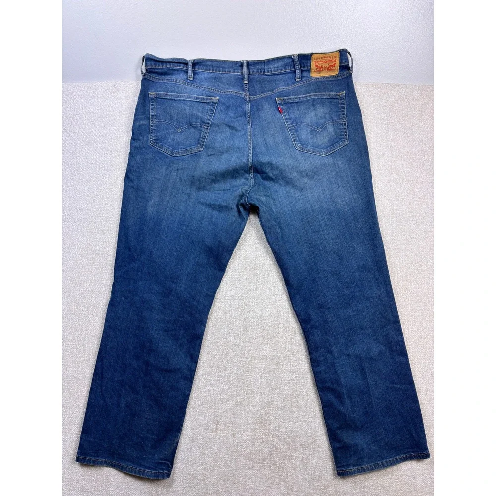 Levis 559 Relaxed Straight Jeans Mens 48x32 Blue Denim Stretch Pants 01559-0059